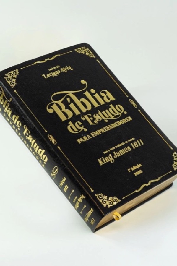 Capa da Bíblia de Estudos para Empreendedores, de Luciano Stein